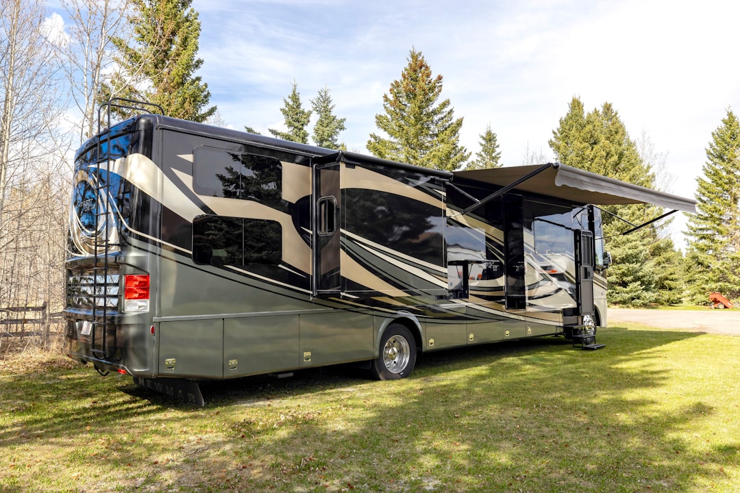 Large Class A RV at campground